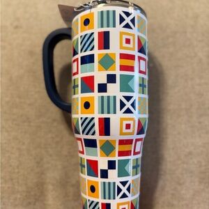 SwigLife Colorful Geometric Travel Mug